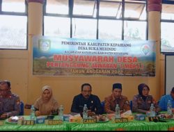 Pemerintah Desa Sukameridu Gelar MDPTJ APBDes