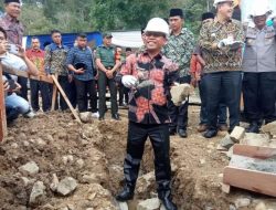 Bupati Lebong Letakkan Batu Pertama Pembangunan Masjid