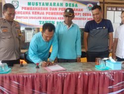 Musyawarah Penyusunan RKP Desa Talang Babatan Tahun 2024