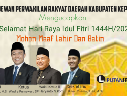 DPRD Kabupaten Kepahiang Mengucapkan Selamat Hari Raya Idul Fitri 1444H / 2023 M