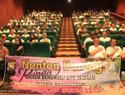 Polda Bengkulu Gelar Nobar Film ‘Aku Rindu’ di Bioskop XXI