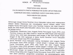 KPU Lebong Umumkan Calon Anggota PPS Ini Daftar Lengkapnya