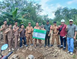 Pemerintah Desa Kuto Rejo Laksanakan Titik Nol Pembangunan Jalan Telford