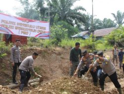 Jelang Hari Bhayangkara Ke 78 Polres Bengkulu Utara Gelar Program Polisi Membangun Desa