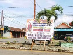 Semakin Heboh ! Papan Ucapan Pelakor Juga Beredar Di Curup