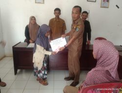 Pemerintah Desa Talang Tua Salurkan BLT Dana Desa