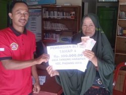Pemerintah Desa Tanjung Harapan Salurkan BLT Dana Desa