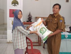 Pemerintah Desa Sido Luhur Bagikan Bantuan Pangan