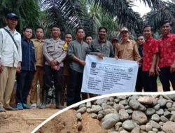 Pemerintah Desa Talang Berantai  Gelar Titik Nol Pembangunan