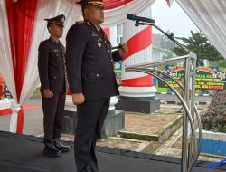 HUT Bhayangkara Ke 78 Polres Kepahiang Laksanakan Upacara  Dan Berikan Penghargaan Bagi Personil Berprestasi