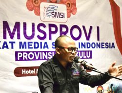 Kembali Pimpin SMSI Bengkulu Wibowo Susilo Terpilih Aklamasi