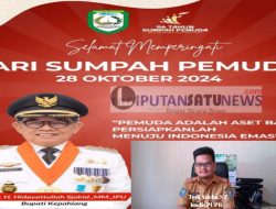 Dinas Pekerjaan Umum Dan Tata Ruang Kabupaten Kepahiang Mungucapkan Selamat Hari Sumpah Pemuda Tahun 2024
