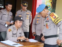 Cegah Penyalahgunaan, Polres Seluma Gelar Pemeriksaan Senpi Dinas Personel
