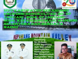 Dinas PUPR Kabupaten Kepahiang Mengucapkan Selamat Hut Kepahiang Ke 20 Tahun 2024