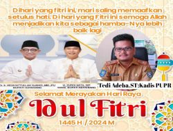 Dinas Pekerjaan Umum Dan Tata Ruang Kabupaten Kepahiang Mengucapkan Selamat Hari Raya Idul Fitri 1445H/2024M