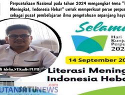 Dinas PUPR Kabupaten Kepahiang Mengucapkan Selamat Hari Kunjung Perpustakaan Tahun 2024