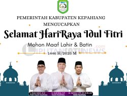 Pemerintah Kabupaten Kepahiang Mengucapkan Selamat Hari Raya Idul Fitri 1446 H/2025 M