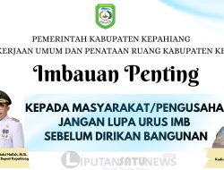 Imbauan Penting Dari Pemerintah Dan Dinas PUPR Kabupaten Kepahiang Untuk Mengurus IMB Sebelum Mendirikan Bangunan