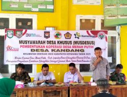 Kopdes Merah Putih Desa Kandang Telah Terbentuk