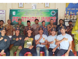 Pelatihhan Linmas Di Desa Taba Mulan Berjalan Sukses