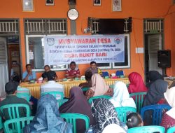 Musyawarah Desa RKPDes TA 2026 Desa Bukit Sari Berjalan Sukses Dan Lancar