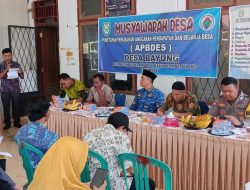 Pemdes Bersama BPD Bayung Gelar Musdes Penetapan Perubahan Anggaran Pendapatan Dan Belanja Desa (APBDES) Tahun 2025