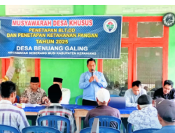 Pemerintah Desa Benuang Galing Tetapkan 18 KK Calon Penerima BLT-DD TA 2025