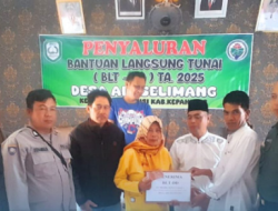 Pemdes Air Selimang Salurkan BLT-DD Tahap Pertama Tahun 2025 Pada 9 KPM