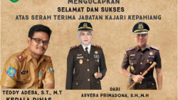 Dinas PUPR Kepahiang Mengucapkan Selamat Atas Sertijab Kajari Kepahiang