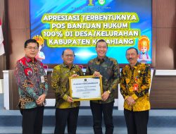 Pemkab Kepahiang Raih 2 Piagam Penghargaan Dari Kementrian Hukum RI