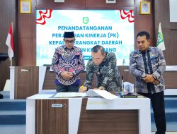 Bupati Kepahiang Pimpin Penandatanganan Perjanjian Kinerja, Tegaskan Komitmen ASN Tingkatkan Akuntabilitas