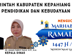 Dinas Pendidikan dan Kebudayaan Kepahiang Ucapkan Selamat Menjalankan Ibadah Puasa Ramadan 1447 H