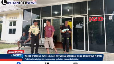 Warga Bermani Ilir Geger, Bayi Laki-Laki Ditemukan Meninggal di Dalam Kantong Plastik