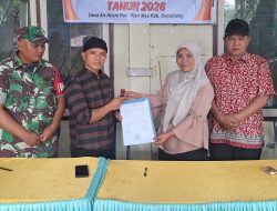 Sertijab Ketua BPD Desa Air Hitam Berlangsung Khidmat, Donal Azhari Resmi Nahkodai BPD