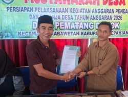 Pemdes Pematang Donok Bahas Pelaksanaan Dana Desa 2026, Pembangunan JUT Jadi Prioritas