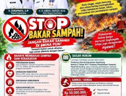 Waspada Kebakaran di Tengah Cuaca Ekstrem, Pemkab Kepahiang Imbau Warga Stop Bakar Sampah