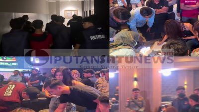 Razia Gabungan Polresta BNN Dan Pol PP, Empat Pengunjung Hiburan Malam Positif Narkoba